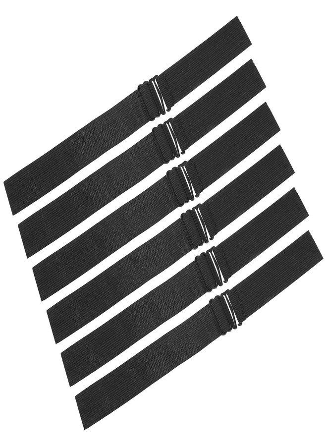 Zelphvt Wig Elastic Band, Elastic Bands for Wig, 6 Pcs Adjustable Elastics Bands Straps for Wigs Black Strap to Secure,Hair Care Hair Extensions Wigs & Accessories - Image 1